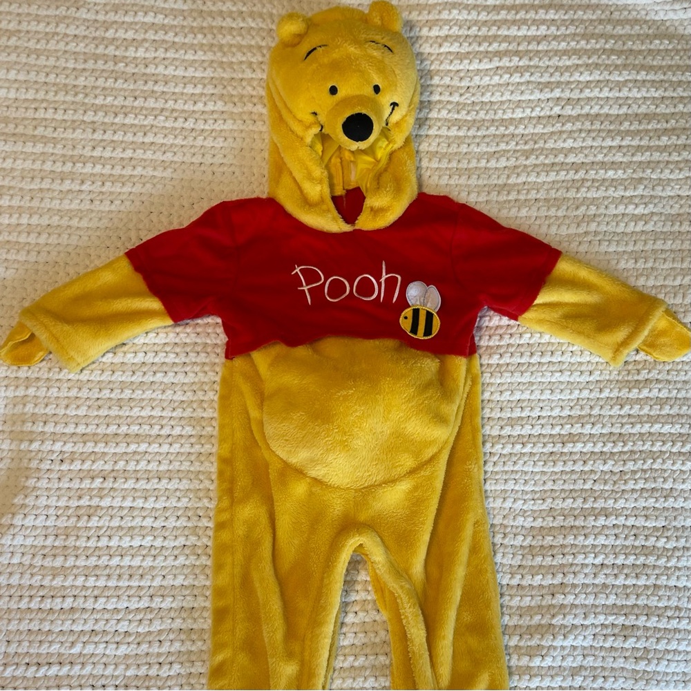 Disney Baby Winnie the Pooh Kids One Piece Costume - Red and Yellow